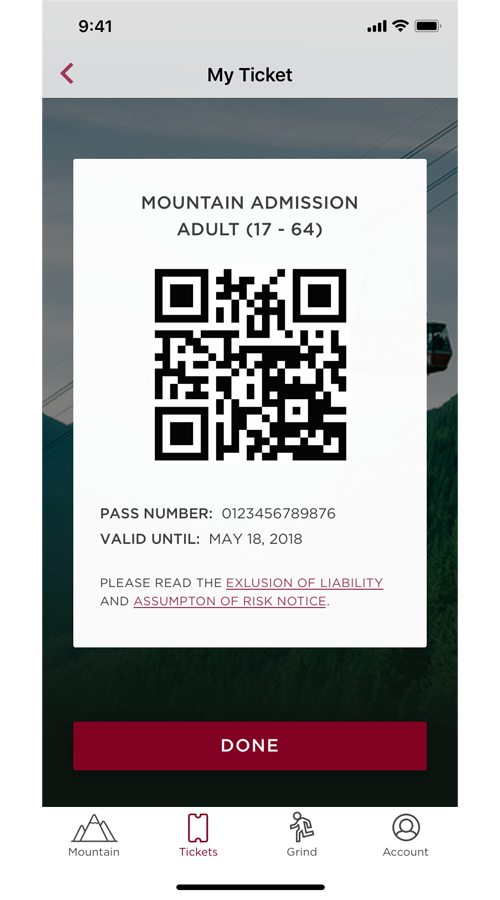 Grouse Mountain - iOS and Android Native Apps screenshot 3