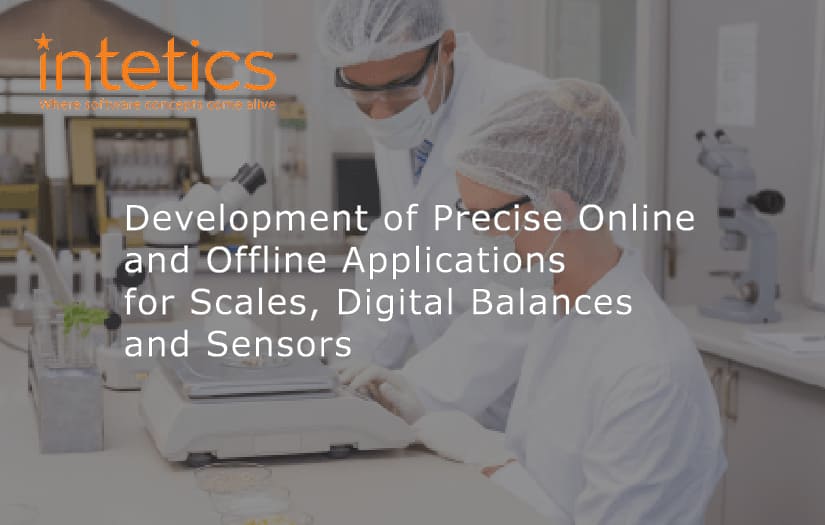 Development of Precise Online and Offline Applications for Scales, Digital Balances and Sensors screenshot 1