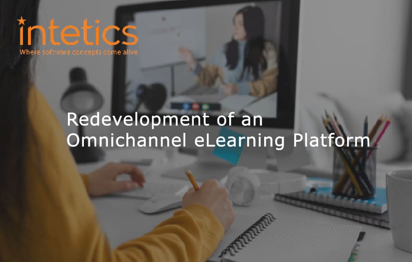 Redevelopment of an omnichannel eLearning Platform screenshot 1