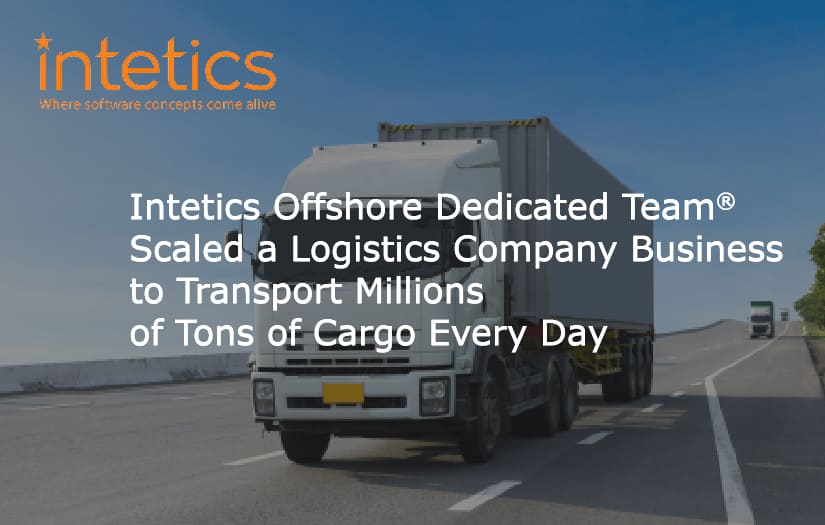 Intetics Offshore Dedicated Team® Scaled a Logistics Company Business to Transport Millions of Tons of Cargo Every Day screenshot 1
