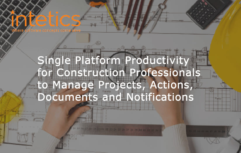 Single Platform Productivity for Construction Professionals to Manage Projects, Actions, Documents and Notifications screenshot 1