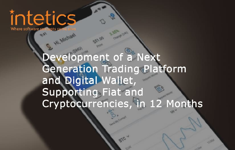 Development of a Next Generation Trading Platform and Digital Wallet, Supporting Fiat and Cryptocurrencies, in 12 Months screenshot 1