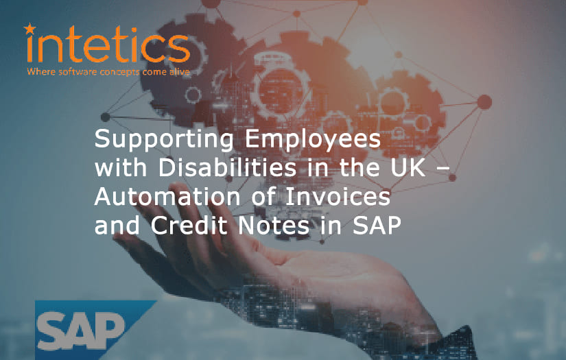 Supporting Employees with Disabilities in the UK – Automation of Invoices and Credit Notes in SAP screenshot 1