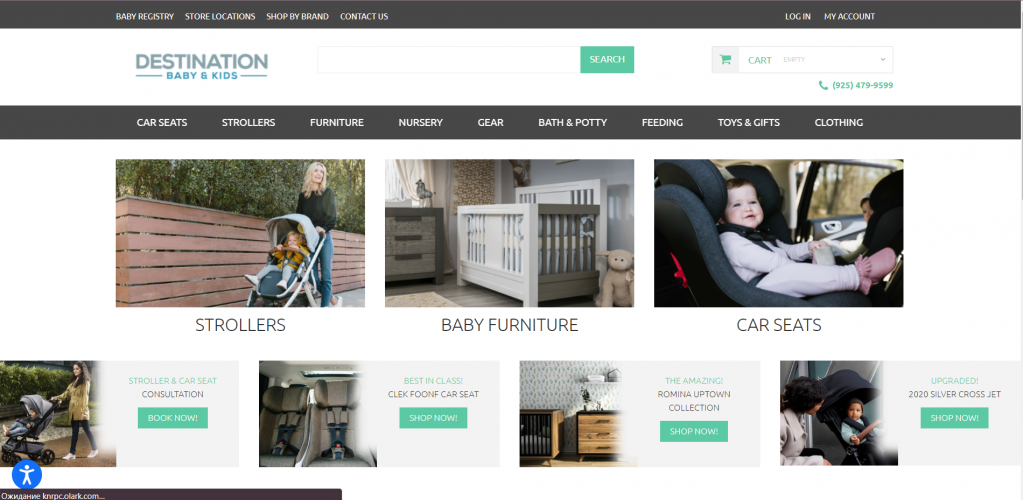 SEO Promotion of Destinationbabykids.com screenshot 1