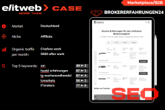 SEO Promotion of Brokererfahrungen24 Website