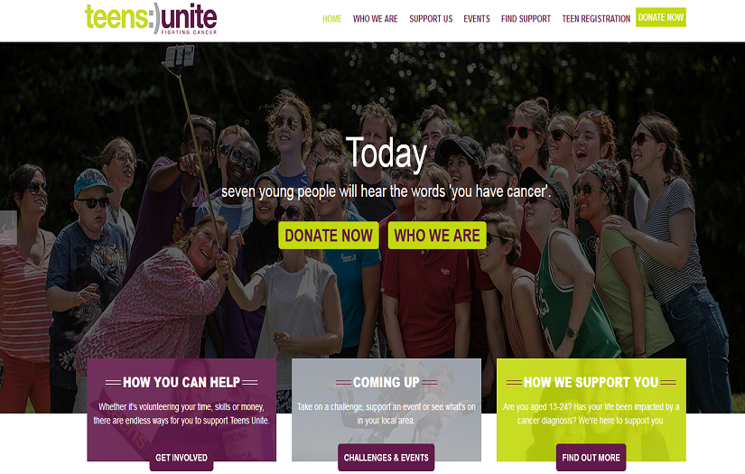 We are proud partners with Teens Unite. screenshot 2