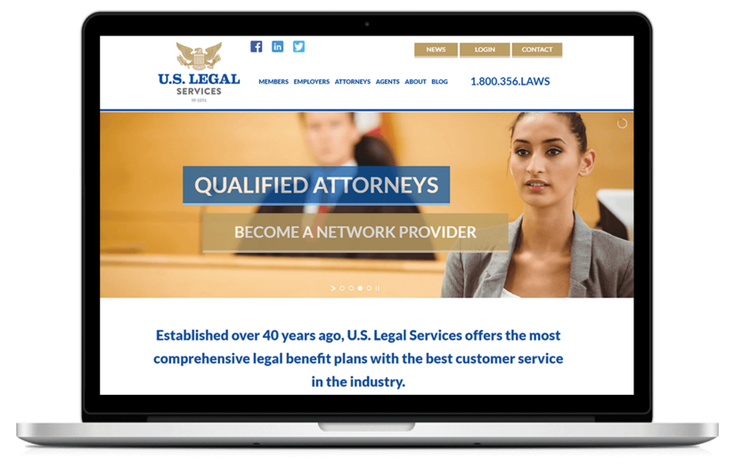 U.S. Legal Services | Back-end Insurance Platform screenshot 1