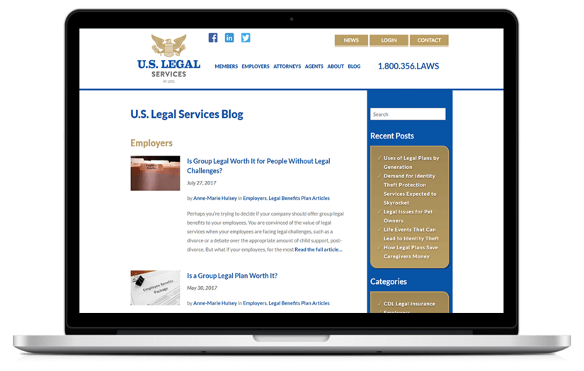U.S. Legal Services | Back-end Insurance Platform screenshot 2