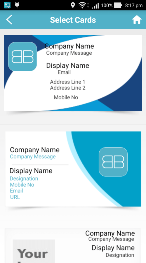 BOBL | Contact sharing app screenshot 1