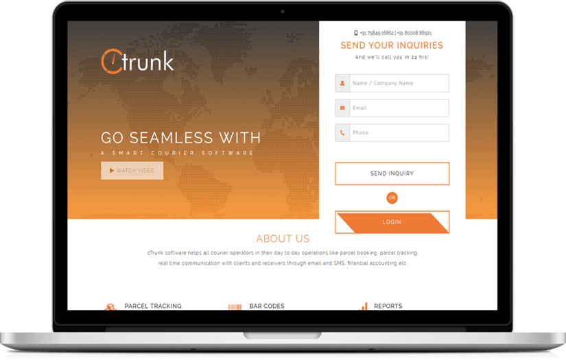 cTrunk | A Smart Courier Management Solution screenshot 1