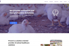 Provet Pharma Website design and Development