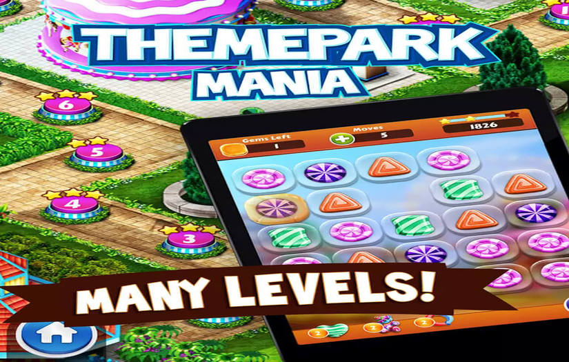 Theme Park Mania - Very Fun & Entertaining Game screenshot 1