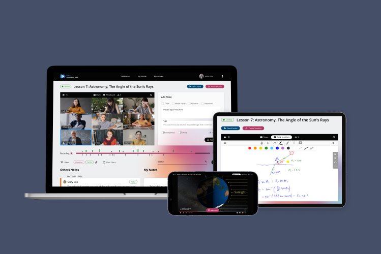 Online Learning Tool screenshot 1