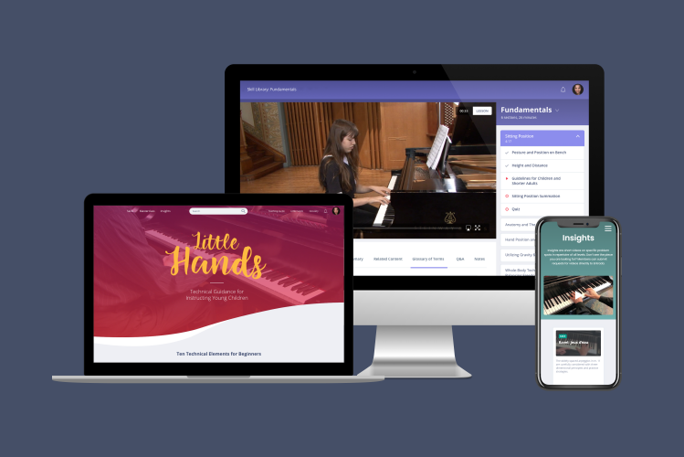 E-learning Platform for Piano Play screenshot 1