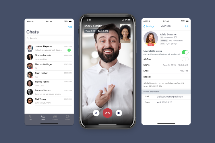 Pay-Per-Minute E-Consulting Mobile App screenshot 1