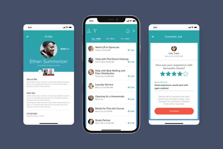 Side Jobs Marketplace for College Students screenshot 1