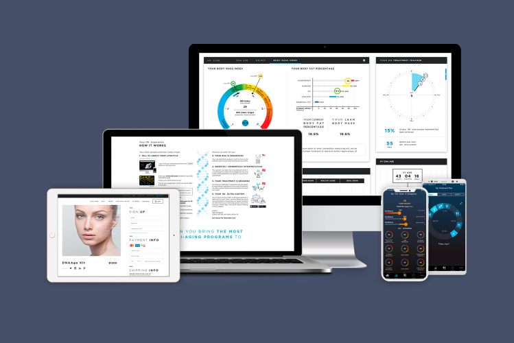 DNA Data-Based Anti-Aging Therapy Apps screenshot 1