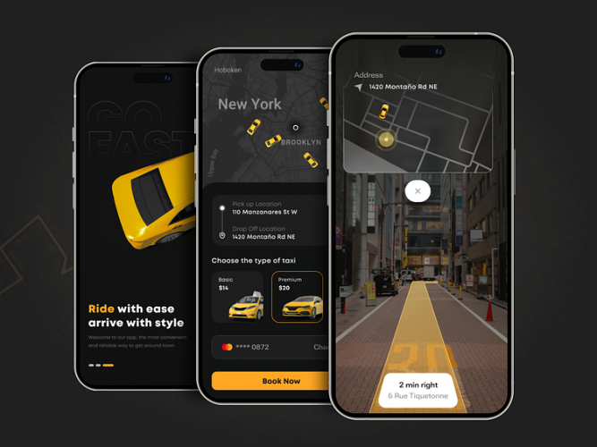 Taxi Booking App Development screenshot 1