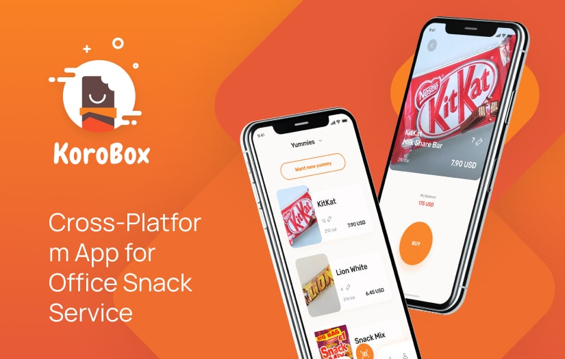 Сross-Platform App for Office Snack Service | Korobox screenshot 1