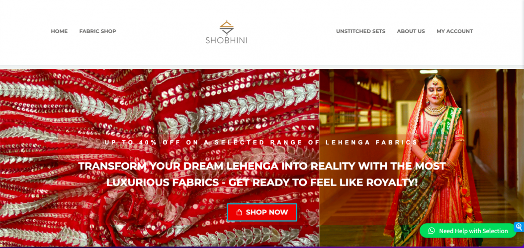 Ecommerce Website screenshot 1