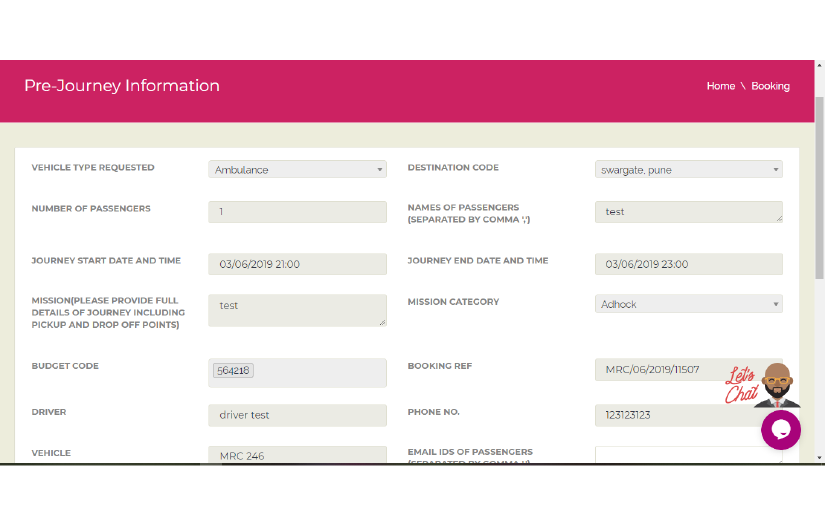 Fleet Management System screenshot 2