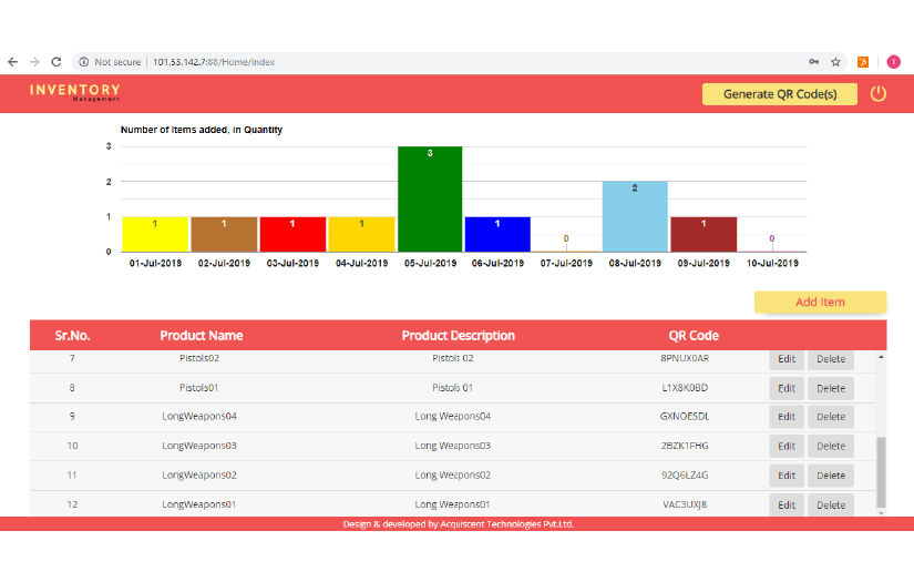 Weapon Tracking System screenshot 2