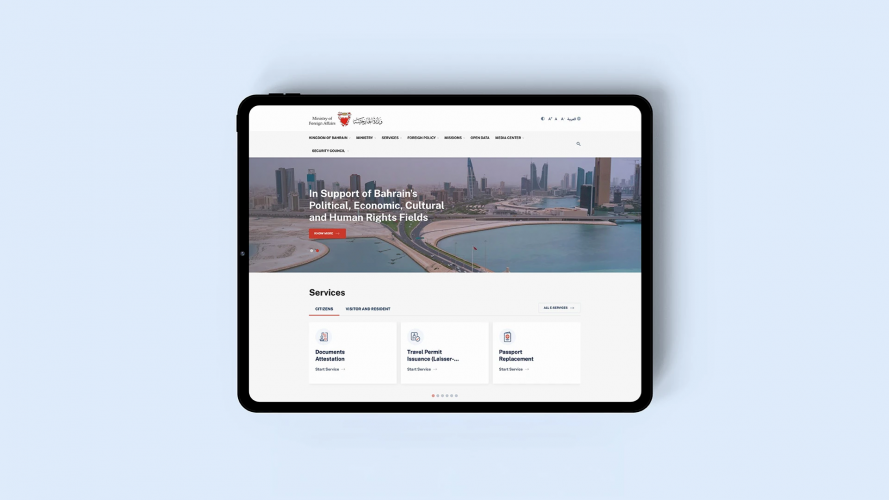Ministry of Foreign Affairs: Elevating Kingdom of Bahrain's Global Digital Presence screenshot 2