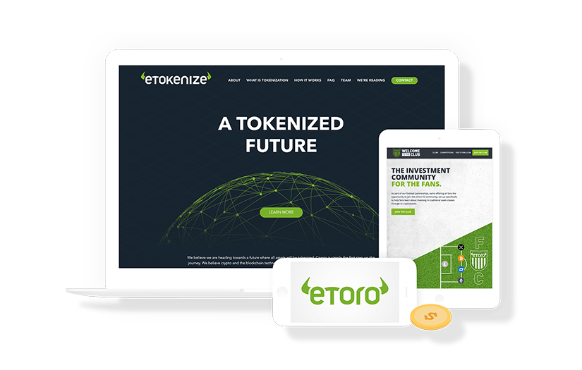 Etoro - Website Development screenshot 2