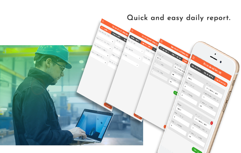 Work-time recording system screenshot 3