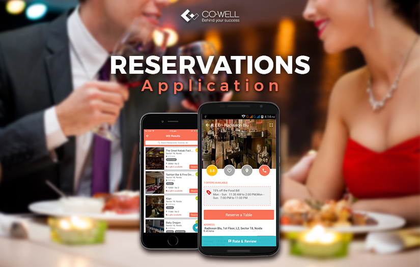 Reservations app screenshot 1
