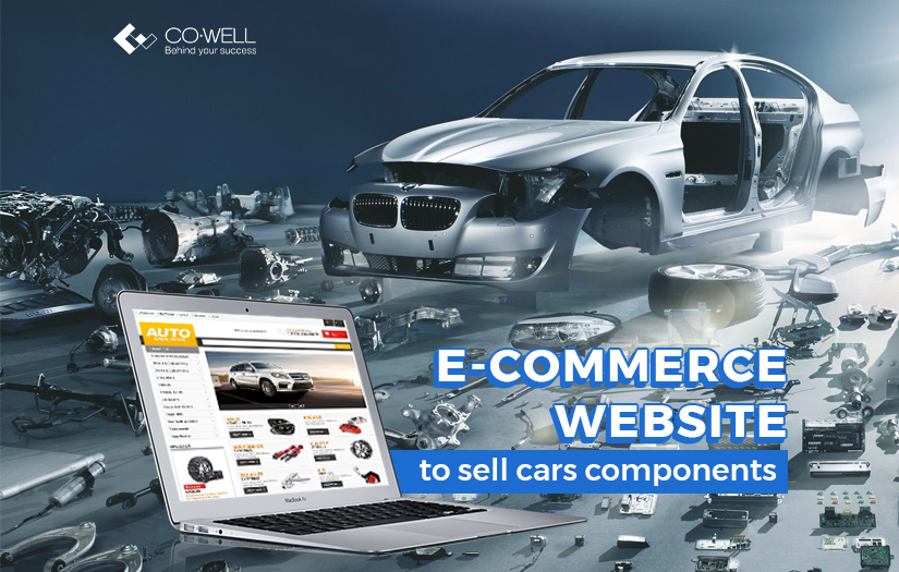 E-commerce website to sell cars components screenshot 1