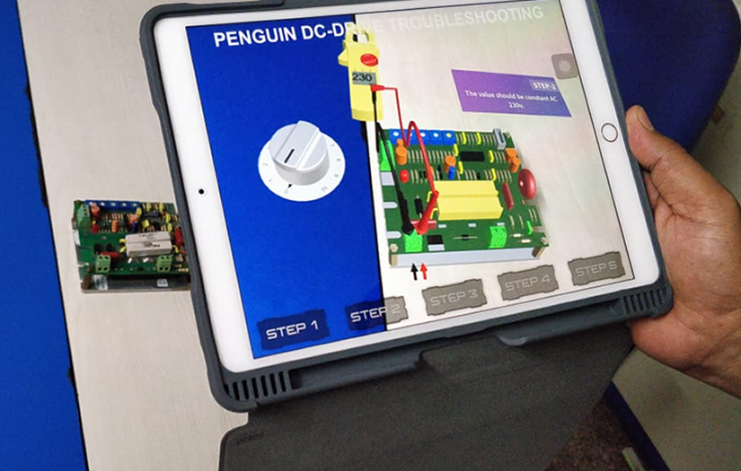 Augmented reality services for Industrial equipment and mechanical services screenshot 1