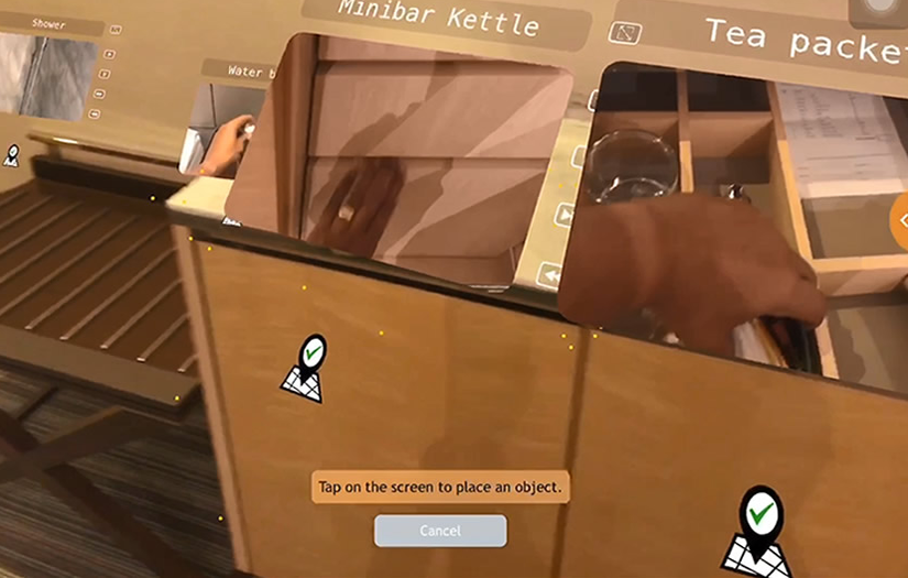 Augmented reality in Hotel Industry screenshot 1