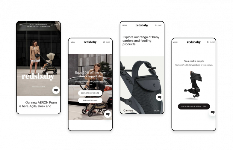 Redsbaby | Sanity | Bigcommerce | Algolia screenshot 1