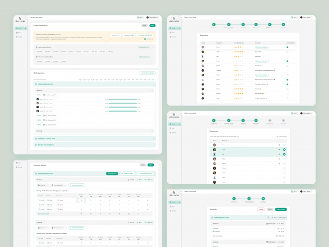 Job Rocks Dashboard Design screenshot 1