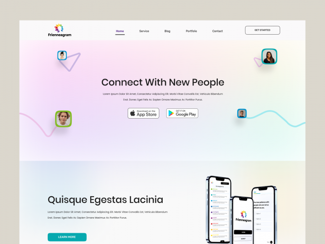 Enneagram Website Design screenshot 1