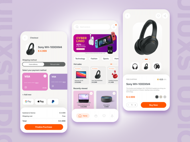 Mobile Application Design screenshot 1