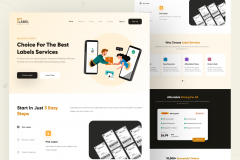 Labels Service Website Design