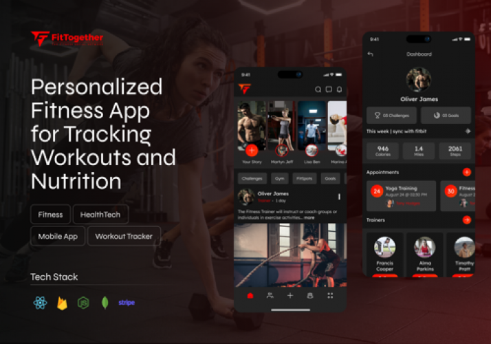 FitTogether I Social Network for Fitness Freaks screenshot 1