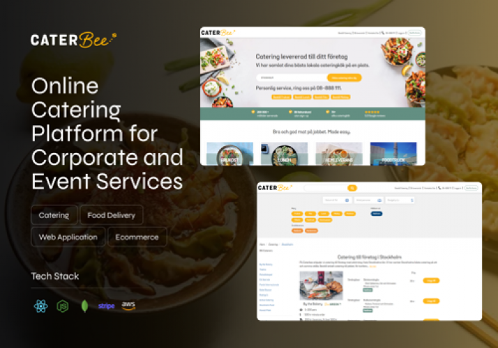 CaterBee | Digital Catering Marketplace screenshot 1