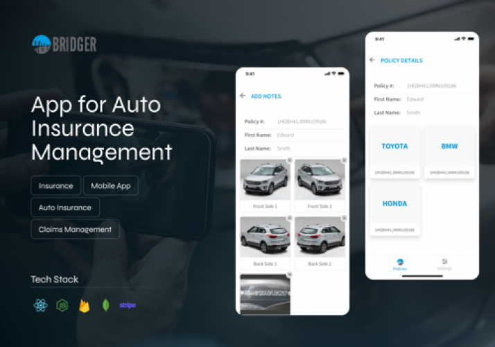Bridger | App for Auto Insurance Programs screenshot 1
