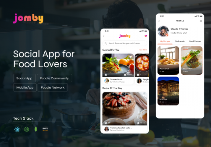 Jomby I Social App for Food Lovers screenshot 1