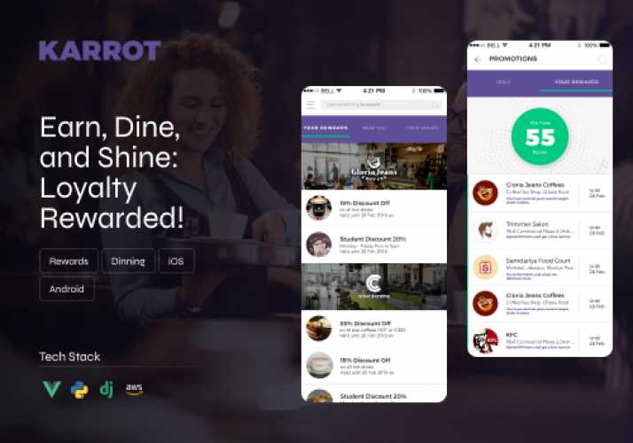 Karrot | Rewards & Loyalty Program for Food Lovers screenshot 1