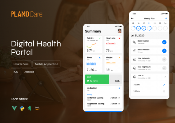 Pland Care | Digital Health Portal screenshot 1