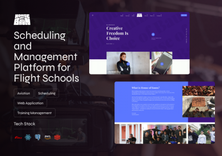 House Of Baum I AI Website for a Production House screenshot 1