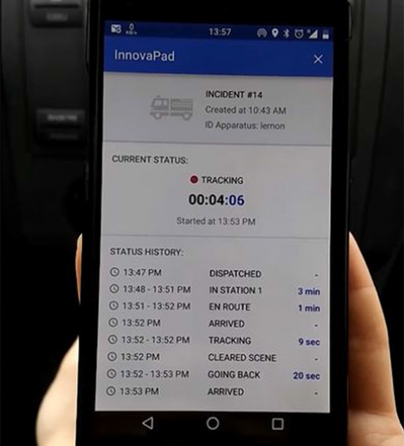 Mobile App for Fire Fighters screenshot 1