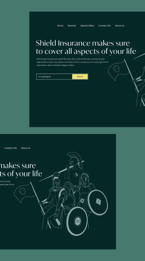 Insurance Company Website Design & Development screenshot 1
