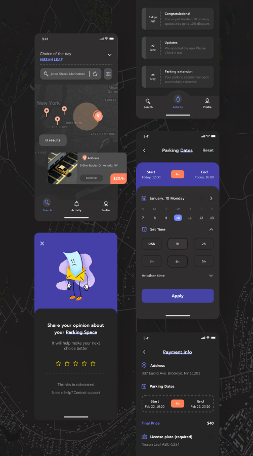 Parking App screenshot 1