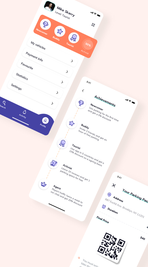 Parking App screenshot 2