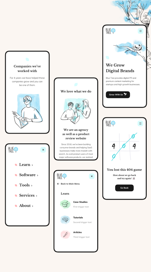 Marketing Website screenshot 1